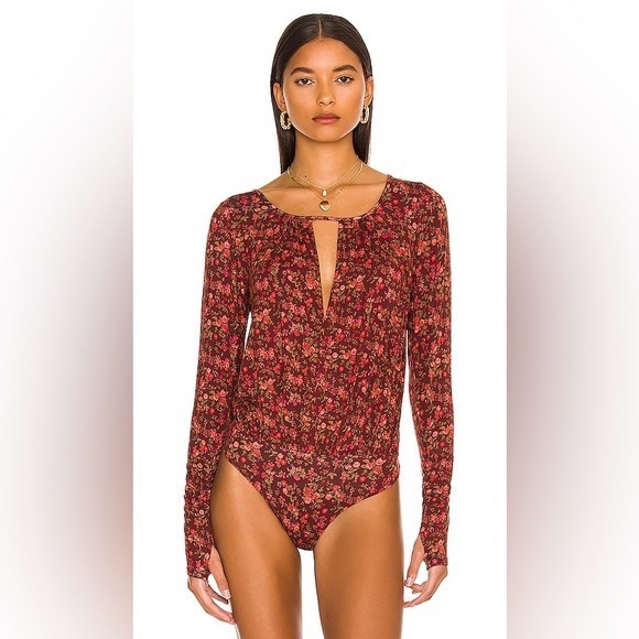 FREE PEOPLE Kaya printed BODYSUIT - Picture 2 of 7
